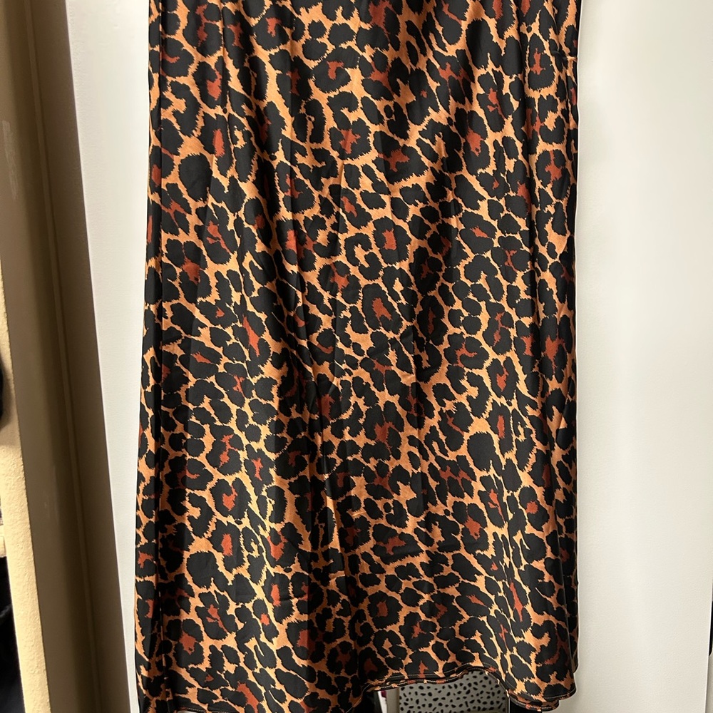 J. Crew Animal Print A-Line Skirt